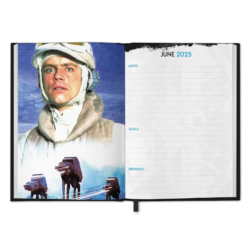 Star Wars A5 Hardcover Week to View 2025 Diary