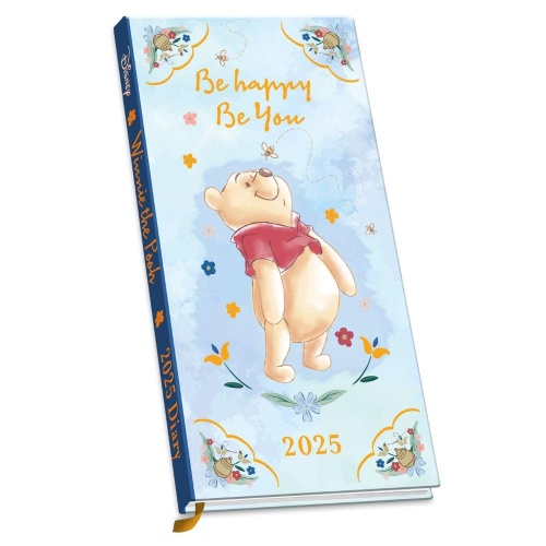 Disney Winnie The Pooh Slim Line 2025 Diary Week to View