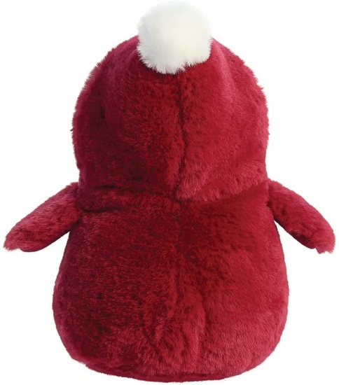 Pompom Penguin Santa Plush Toy 7 inch - Aurora