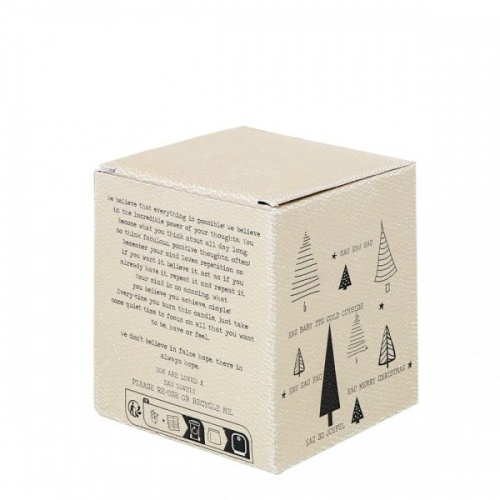 Eau Eau Eau Christmas Candle by Eau Lovely Soy Wax Candle with Fresh Pine Needles