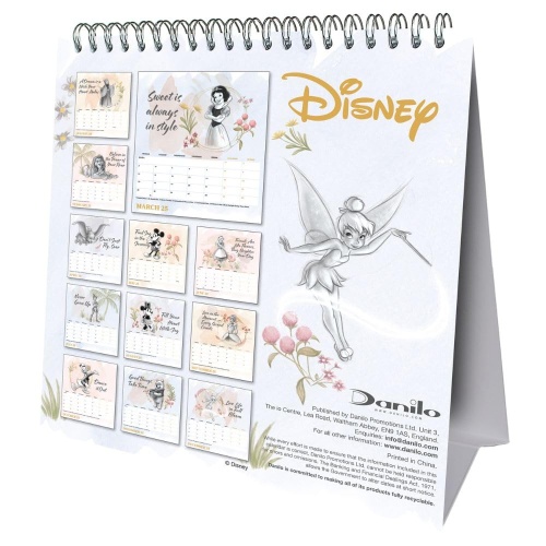 Disney Heritage Desk Calendar 2025