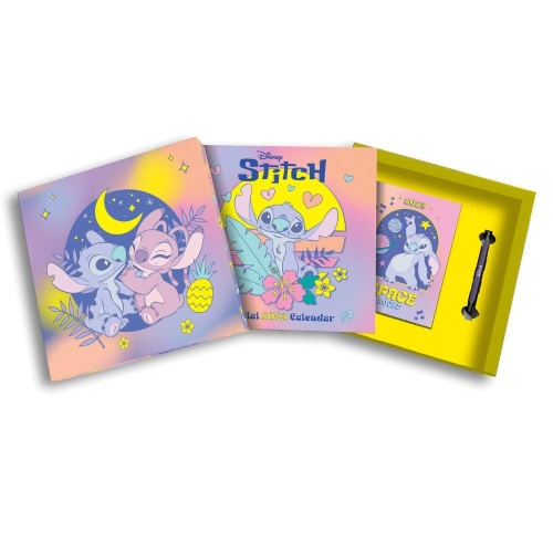 Disney Stitch 2025 Calendar, Diary & Pen Gift Box