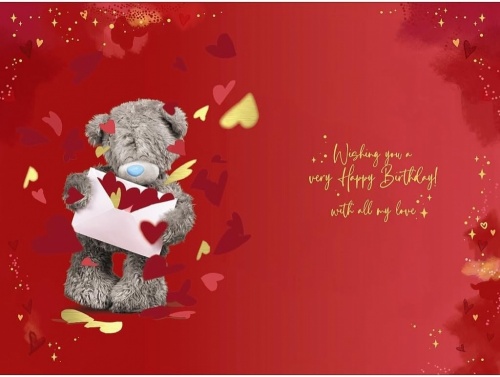 Me to You Wonderful Husband Birthday Card - 3D Effect