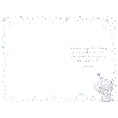 Me To You -  Grandson 1st Birthday -  First Birthday Card