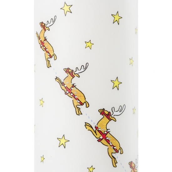 Alison Gardiner - Santa's Sleigh Pillar Advent Candle (non-fragranced)