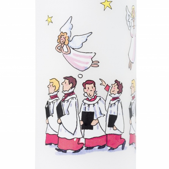 Alison Gardiner Choir Boys and Angels Pillar Advent Candle (non-fragranced)