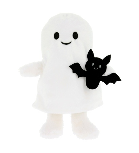 Keel Toys Ghost with Bat 16cm Plush Soft Toy Halloween Plushies