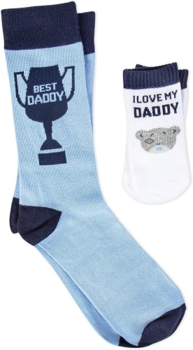 Me to You Daddy and Me Matching Socks Set