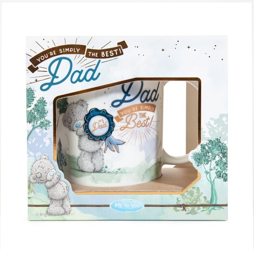 Me to You Tatty Teddy Dad Simply the Best Mug Gift Boxed