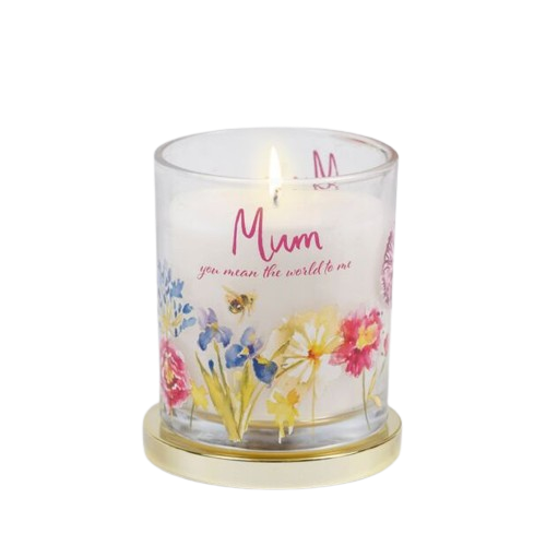 Mum Fragranced Candle Peony and Blush Suede