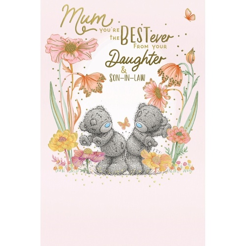 Me to You Tatty Teddy Mum From Daughter And Son In Law Mother's Day Card