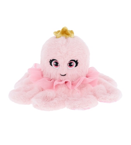 Keel Toys Keeleco Pink Sealife 14cm Soft Plush Octopus