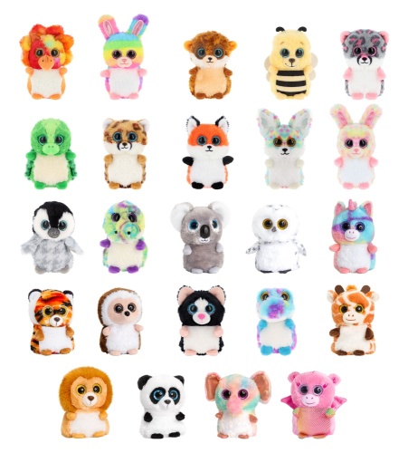 Keel Toys Mini Motsu 10cm Plush Beanie Soft Toy 24 designs - 1 x Random design selected