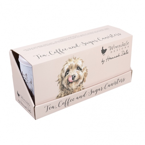 Wrendale Designs A Dog's Life Tea Coffee Sugar Canisters