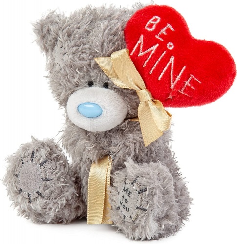 Me to You Tatty Teddy 4'' Plush Be Mine Balloon Heart Bear