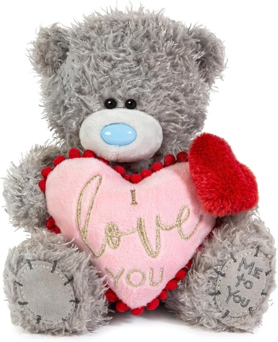 Me to You 7'' I Love You Plush Heart Bear Tatty Teddy