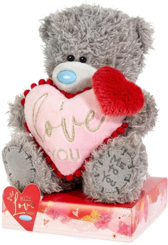 Me to You 7'' I Love You Plush Heart Bear Tatty Teddy