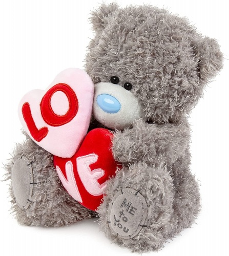 Me to You 23cm Love Double Heart Tatty Teddy Bear