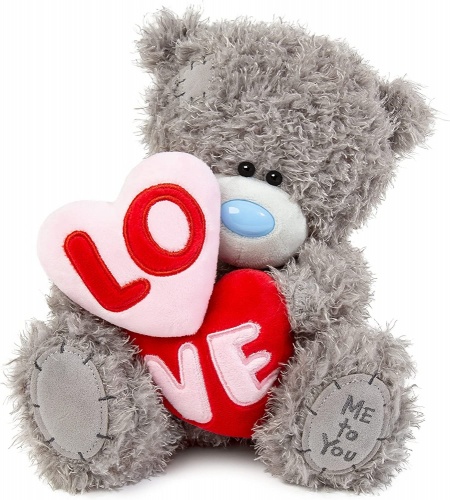 Me to You 23cm Love Double Heart Tatty Teddy Bear