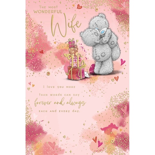 Me to You Wonderful Wife Valentines Day Card Tatty Teddy