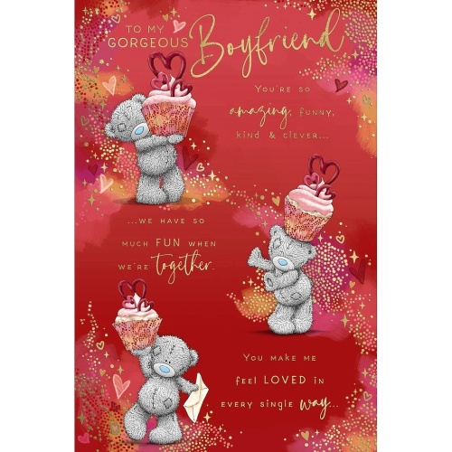 Me to You Gorgeous Boyfriend Valentines Day Card Tatty Teddy