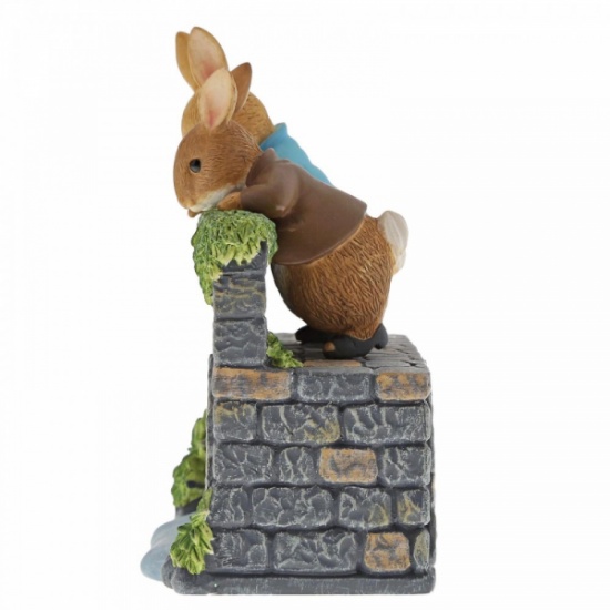 Beatrix Potter Peter & Benjamin Bunny on the Bridge Figurine