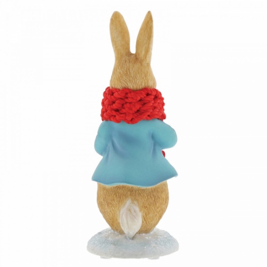 Beatrix Potter Peter Rabbit in a Festive Scarf Figurine