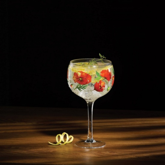 Poppies Copa Gin Glass - Ginology