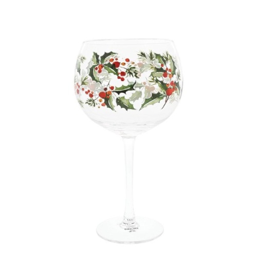 Ginology Holly Copa Gin Glass Gift