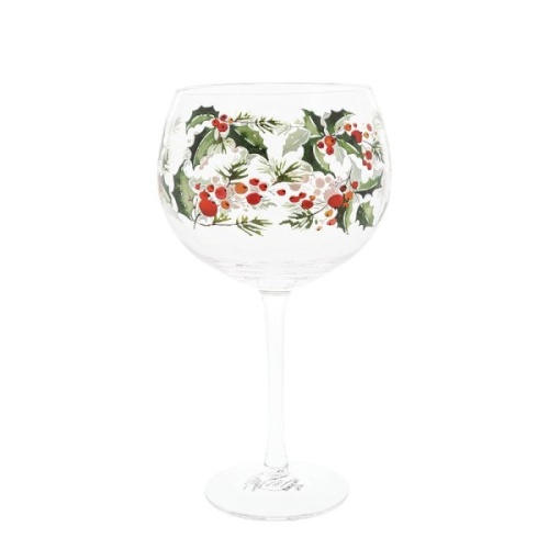 Ginology Holly Copa Gin Glass Gift