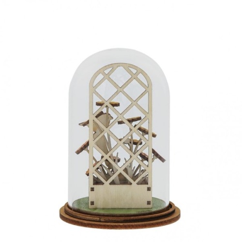 Retirement Figurine Robin Eco-friendly Glass Dome Figurine