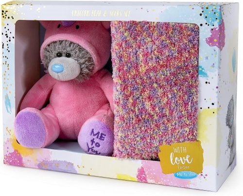 Me to You Unicorn Tatty Teddy Bear & Socks Gift Set