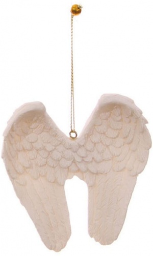 Angel Wings ceramic Hanging Decoration Memorial Keepsake