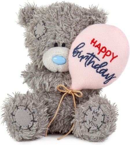 Me to You Happy Birthday  4'' Plush Bear Tatty Teddy