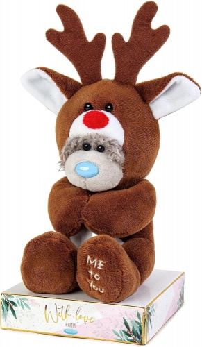 Me to You Christmas 15cm Reindeer Plush Bear Tatty Teddy