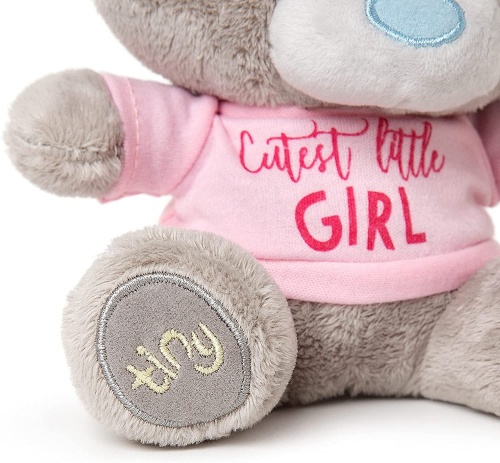 Me to You - Tiny Tatty Teddy Cutest Little Girl Pink T-shirt Push Bear