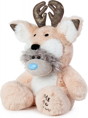 Me to You Wearing Reindeer Costume in a Gift Box 19cm Plush Bear Tatty Teddy