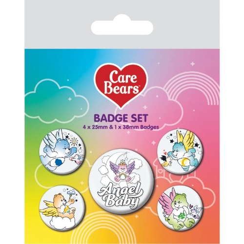 Care Bears Button Badge Set of 5 badges Design 4