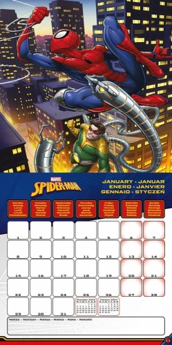 Marvel Spider-man 2024 Wall Calendar