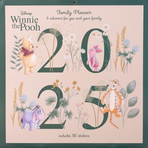 Disney Winnie The Pooh Official 2025 Family Calendar