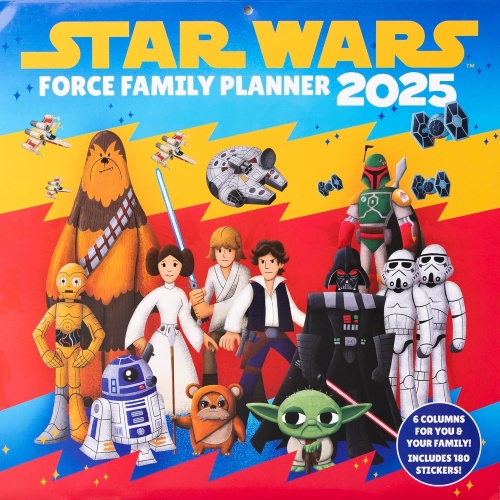 Disney Star Wars 2025 Family Planner Calendar