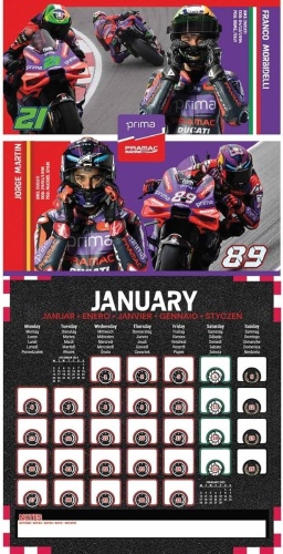 Moto GP Legends Official 2025 Calendar