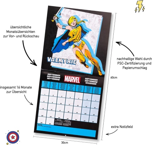 Marvel Comics Calendar 2025