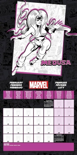 Marvel Comics Calendar 2025