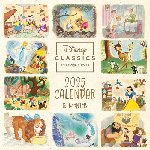 Disney Classics 2025 Wall Calendar