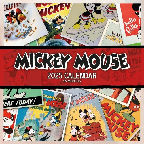 Disney Mickey Mouse 2025 Calendar