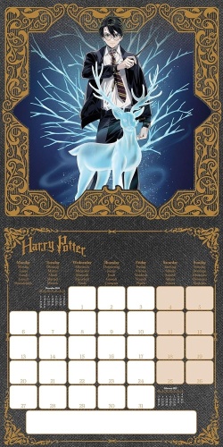 Harry Potter Magical 2025 Wall Calendar