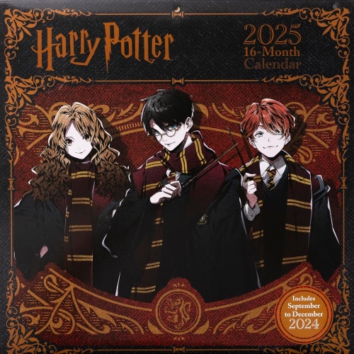 Harry Potter Magical 2025 Wall Calendar