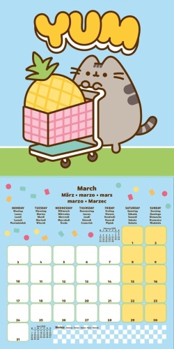 Official Pusheen 2025 Wall Calendar Officially Licensed