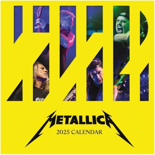 Metallica Official 2025 Wall Calendar